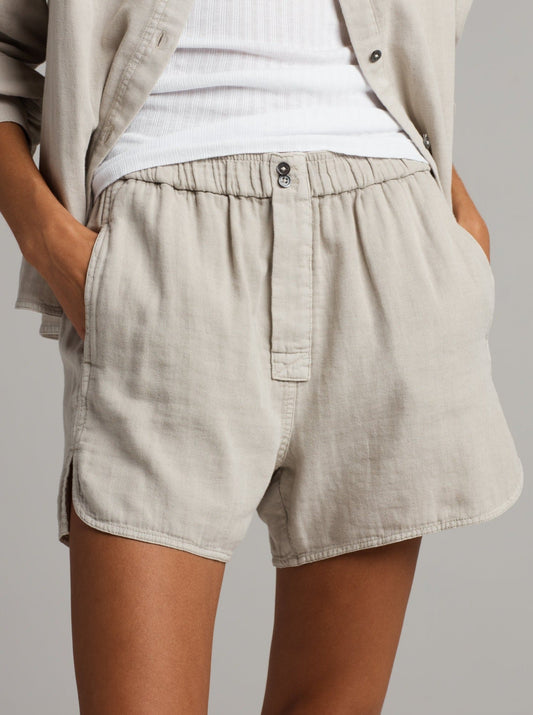 NTG Fad Shorts Chalk / XL Side slit cotton shorts-（Hand Made）