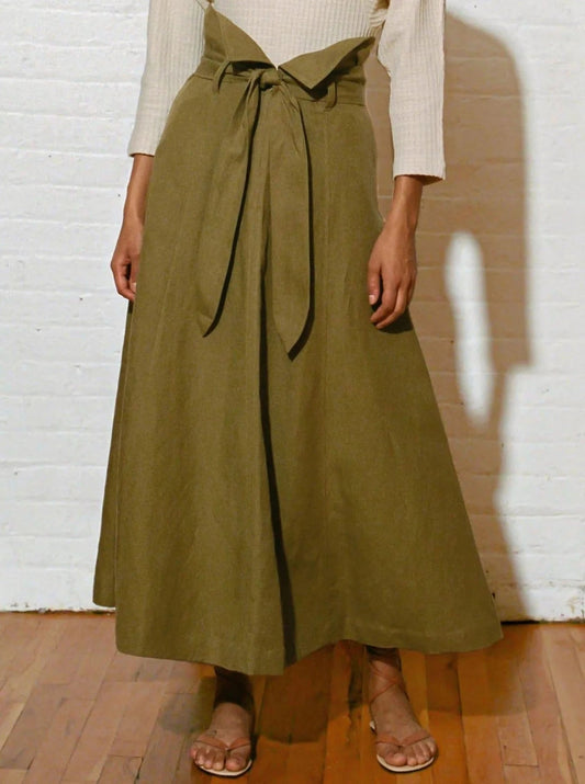 NTG Fad Skirt Olive / S / Skirt FULL CIRCLE Anna Skirt（Hand Made）