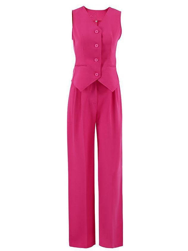 NTG Fad SUIT High-end sleeveless vest and trousers two-piece set