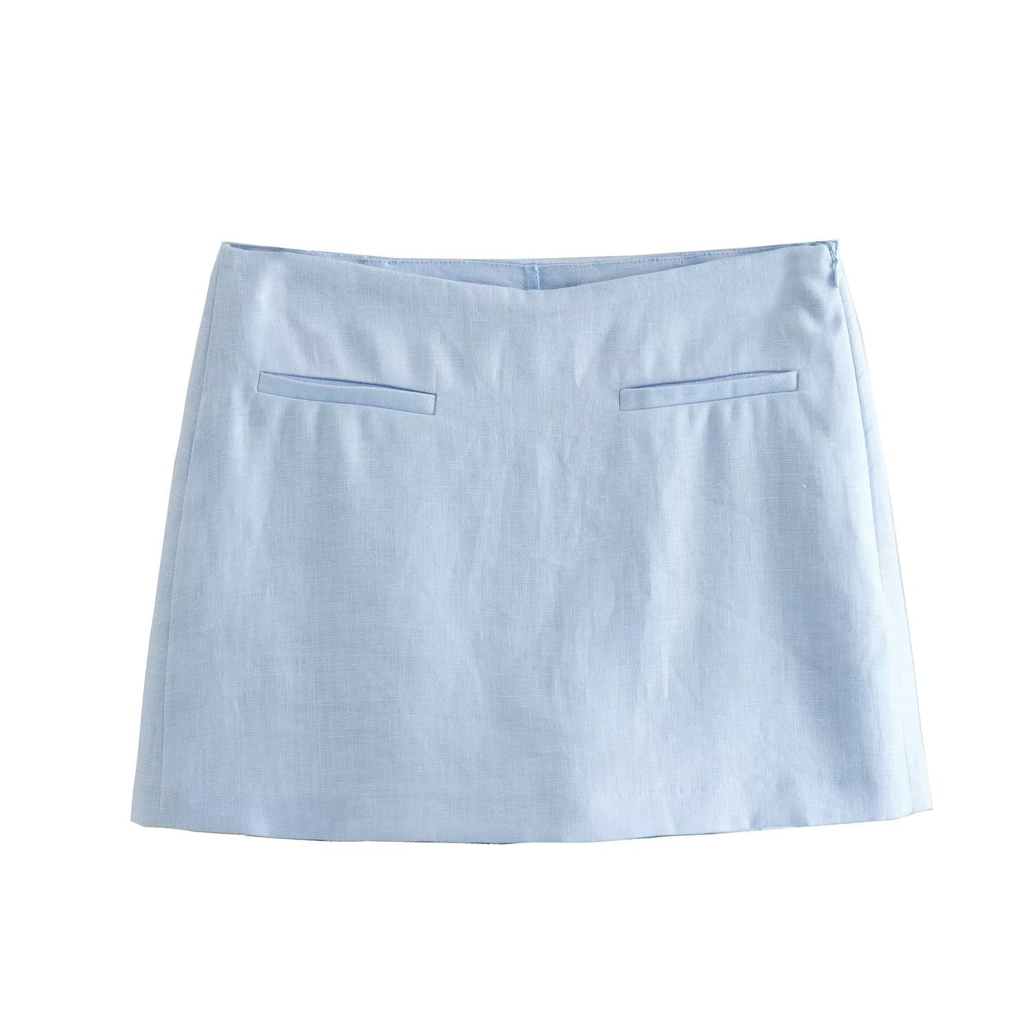 NTG Fad SUIT skirt / blue / XS Casual Blazer + Linen Culottes Set