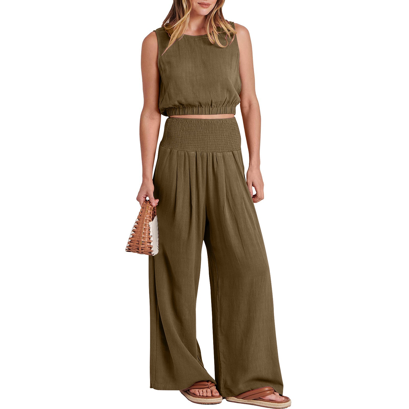 NTG Fad SUIT Sleeveless Top and Pants Set