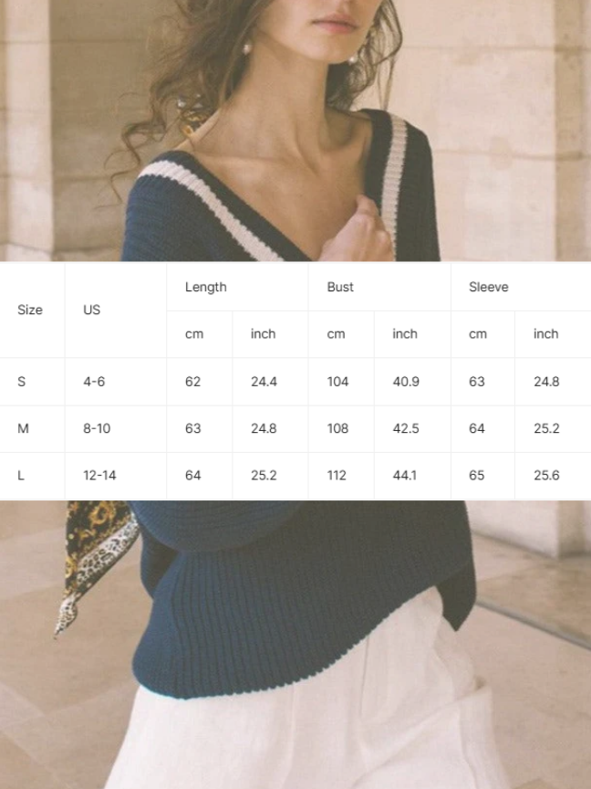 NTG Fad sweater V-neck Knitted Fashionable Outerwear Loose Sweater