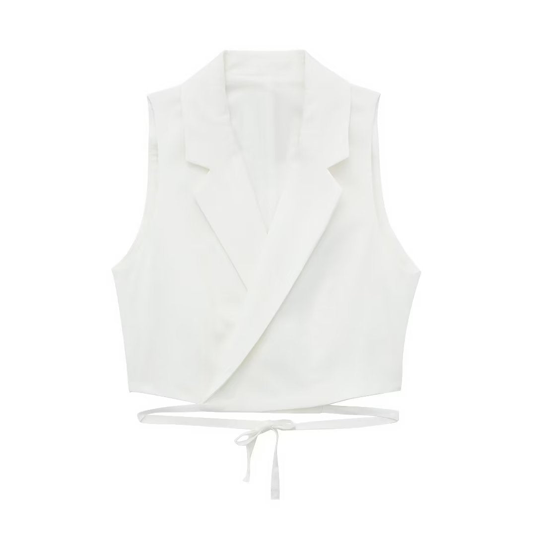 NTG Fad TOP Stylish linen blend vest