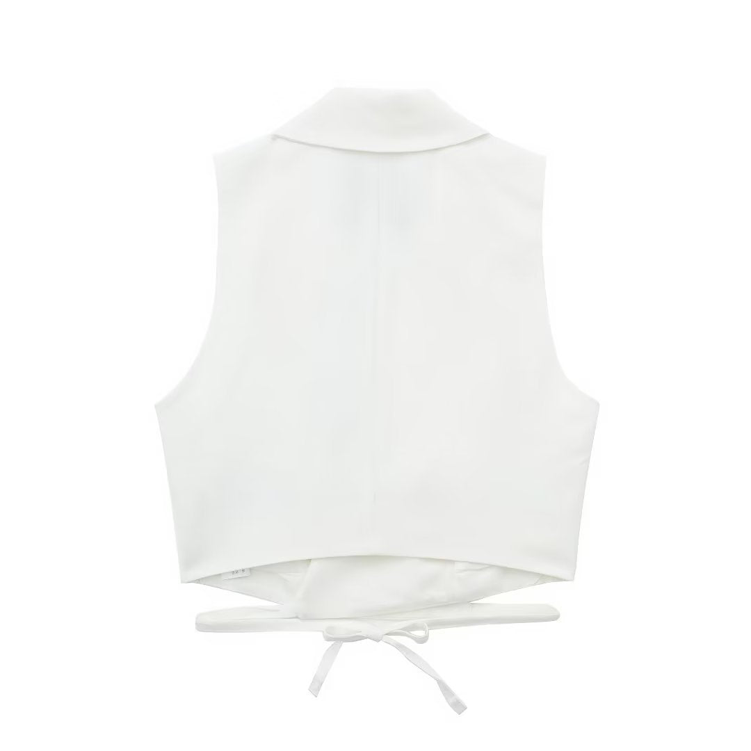 NTG Fad TOP Stylish linen blend vest