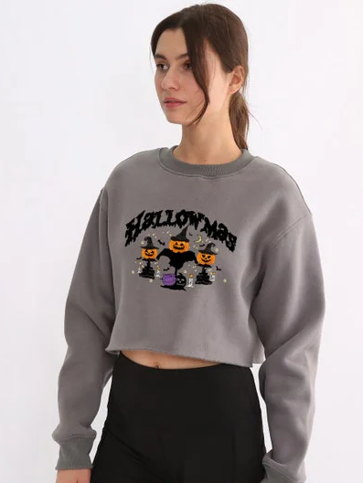 NTG Fad Western Halloween Sweatshirt for Women