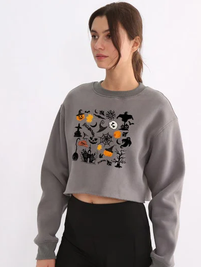 NTG Fad Western Halloween Sweatshirt for Women