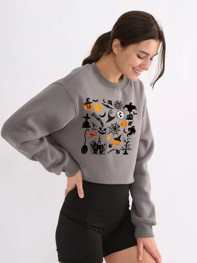 NTG Fad Western Halloween Sweatshirt for Women