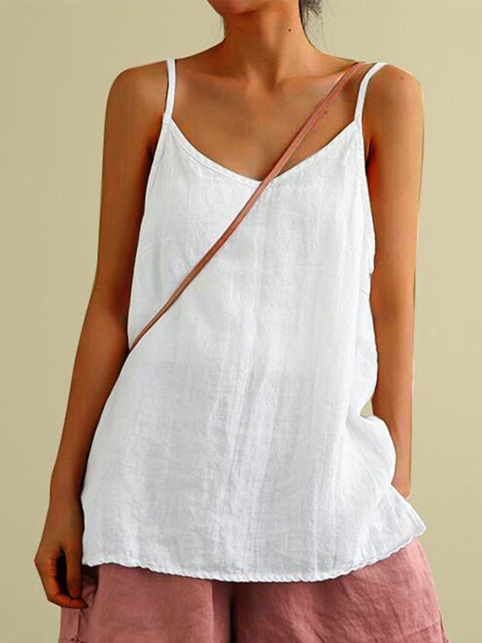 NTG Fad White / M Women's Loose Casual Camisole