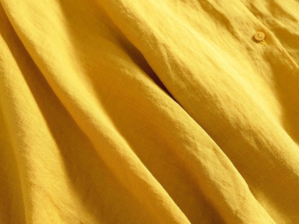 NTG Fad Women's Cotton Linen Seven Sleeve Shirt