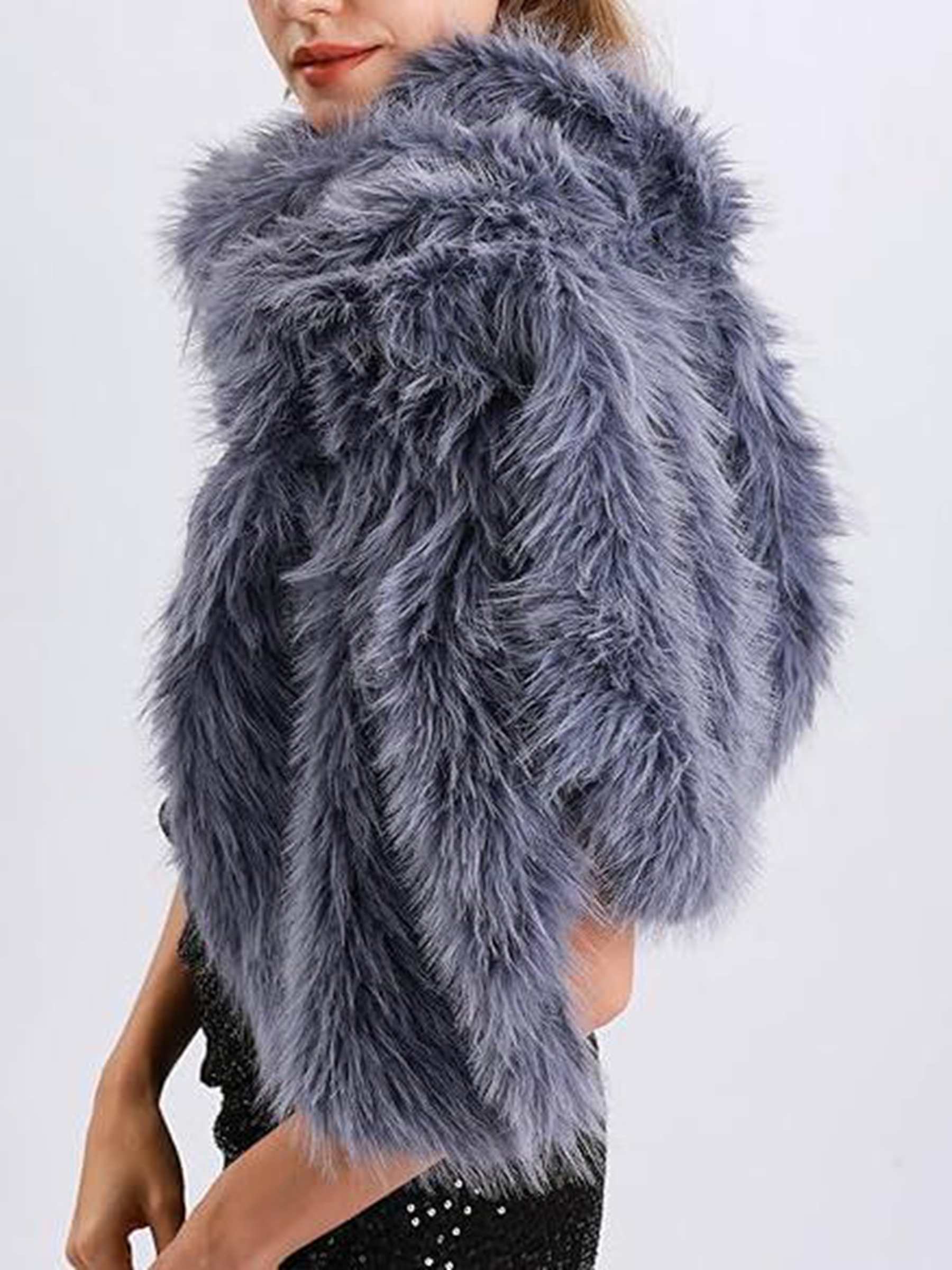 NTG Fad Women's Faux Fur Wraps and Shawls