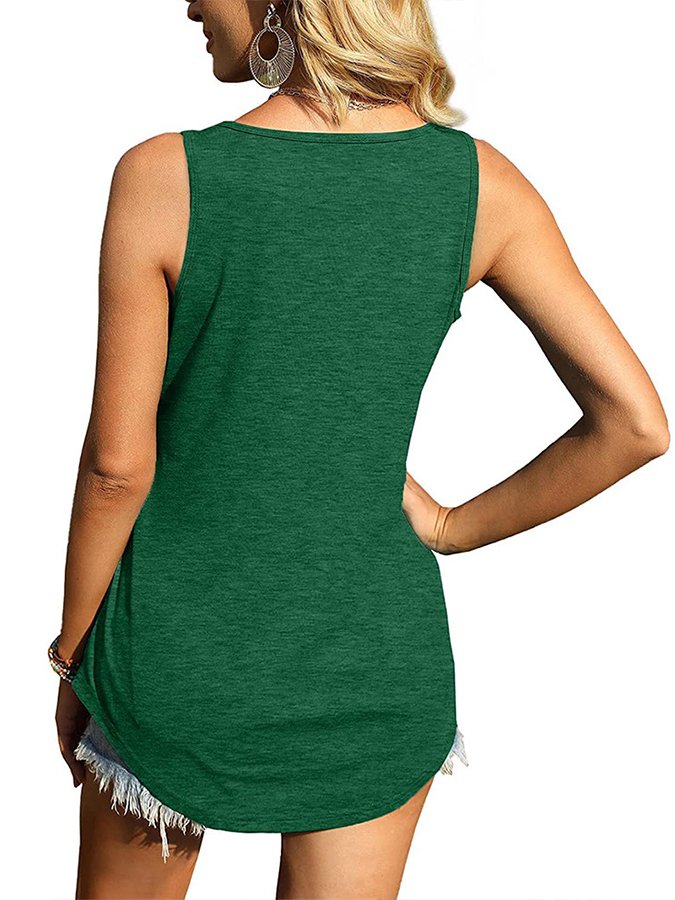 NTG Fad Women's Square Neck Casual Sleeveless Top