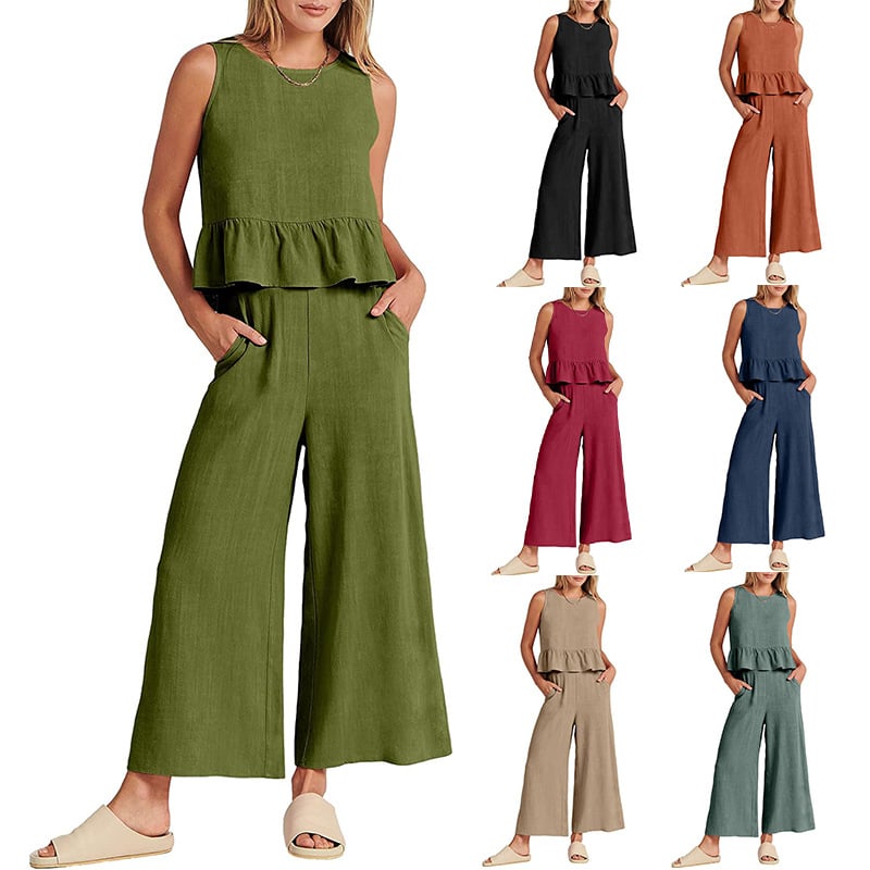 NTG Fad WOMEN'S SUMMER 2 PIECES OUTFITS - LOUNGE SET WITH POCKETS