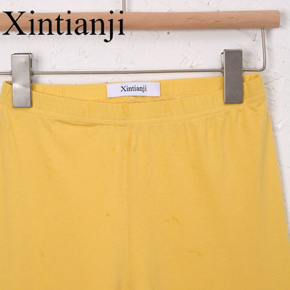 NTG Fad Xintianji Cotton Slimming Running Summer Shorts For Women