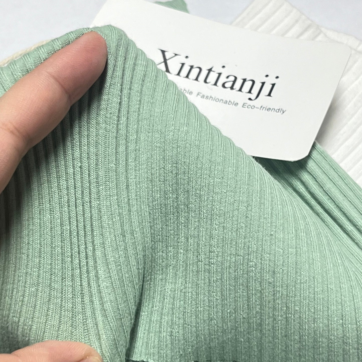 NTG Fad Xintianji Rib Cotton Spandex Fabric