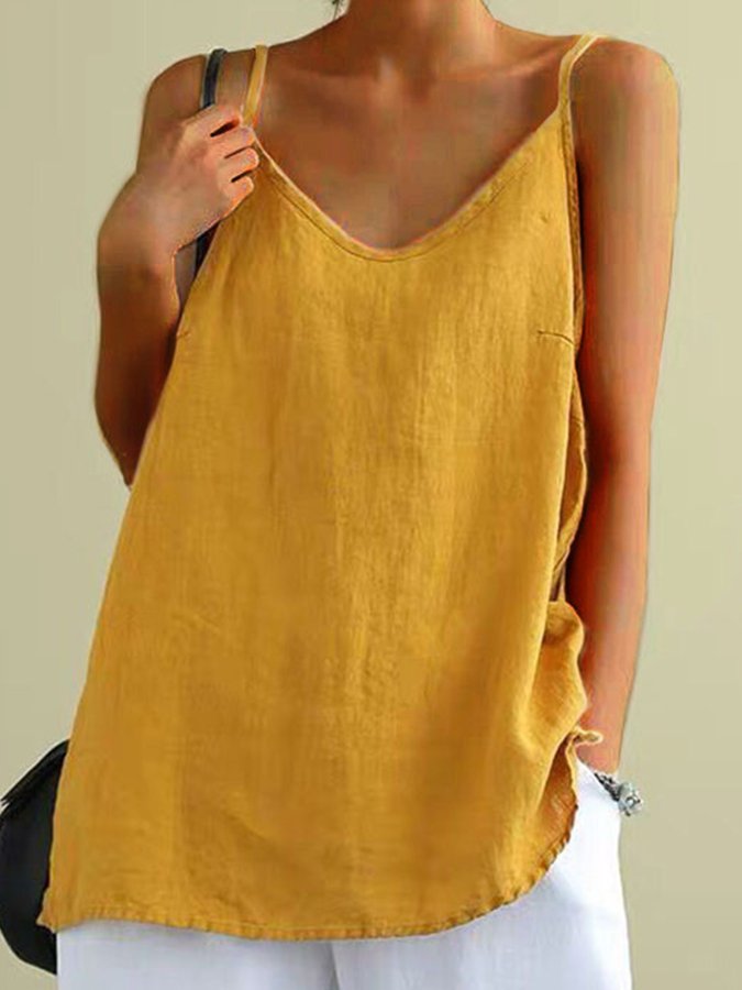 NTG Fad Yellow / M Women's Loose Casual Camisole