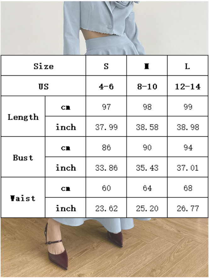 NTGFad Loose High Waist Ankle Length Skirt