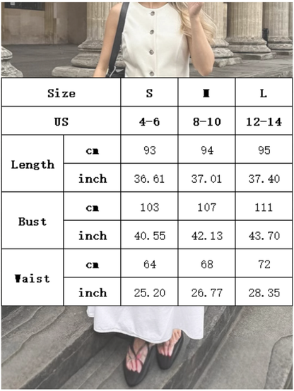 NTGFad White Cotton and Linen Loose High Waist A-line Skirt