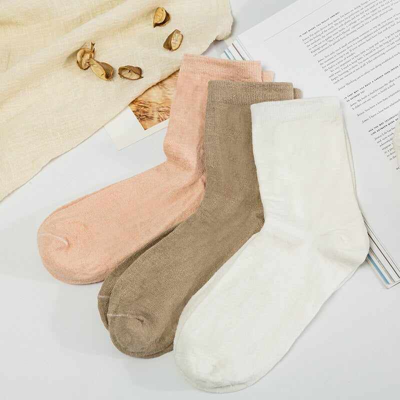 2021 NTG Linen Breathable Socks