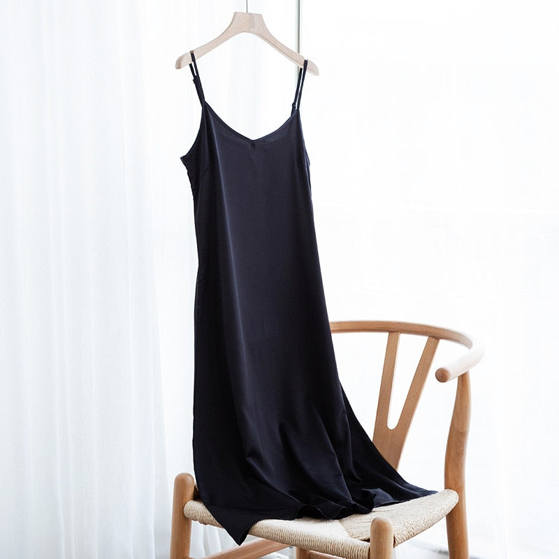2021 NTG S / Black Elegant Satin Party Dress