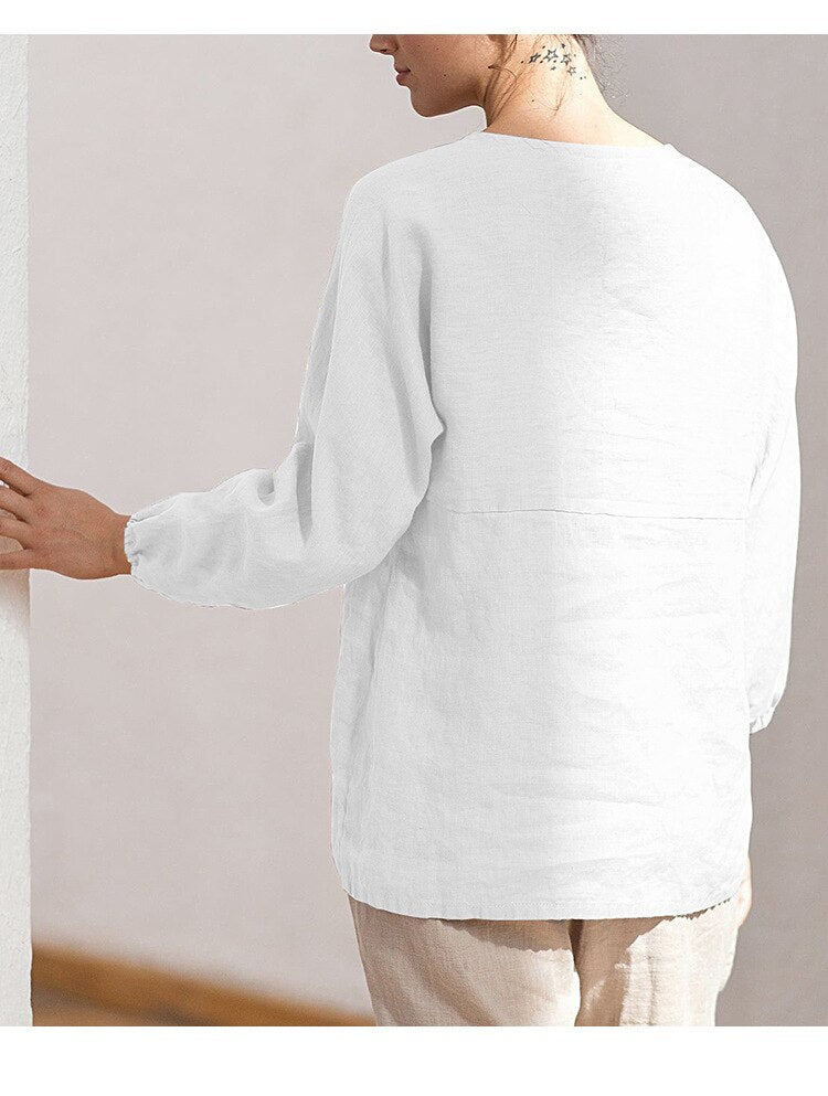 2021 NTG Vintage Cotton Linen T-Shirt