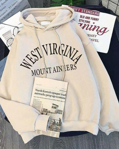 Gu City Store Hoodies & Sweatshirts "WEST VIRGINIA" DESIGN HOODIE