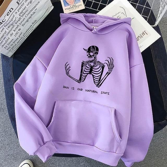 This Is Our Natural State Hoodie - Lavender / S - Hoodies & 