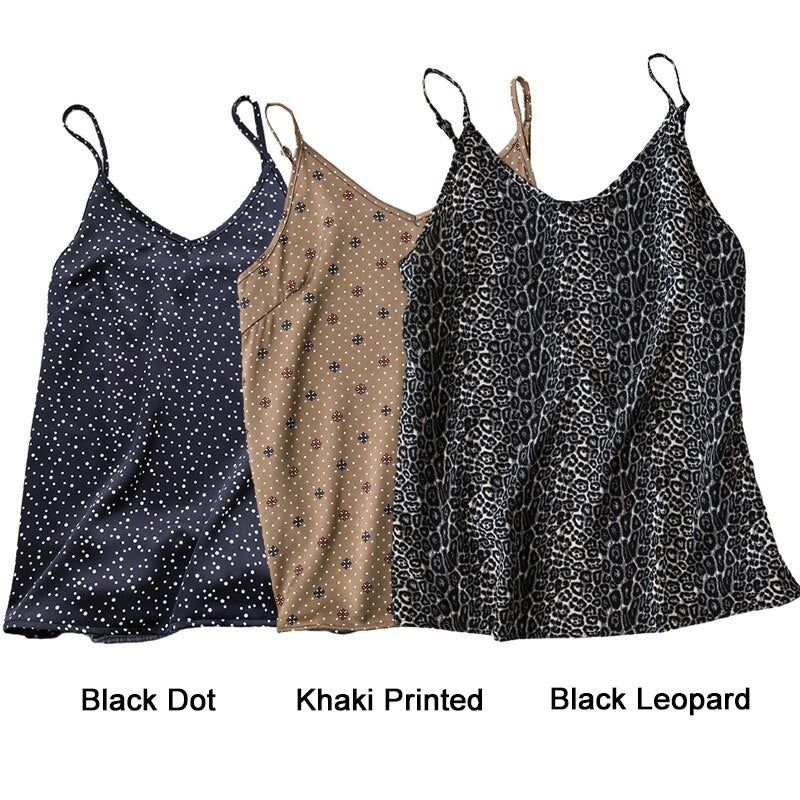  NTG 2022 S / (3pcs)Black Dot+Khaki +Black Leopard Sexy Lady Top (2PCS)