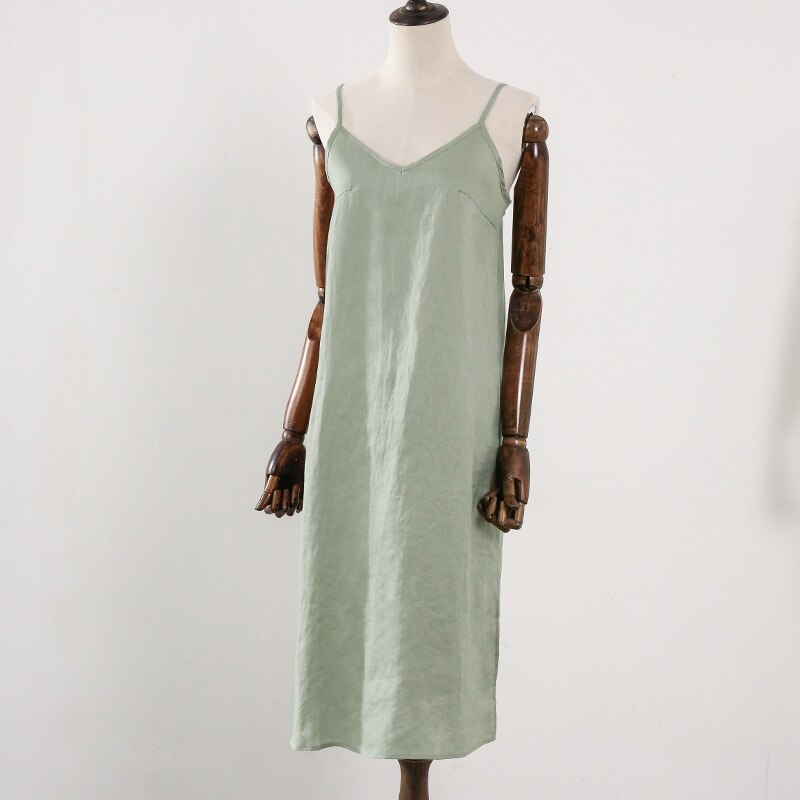  NTG 2022 S / Green Sexy Spaghetti Strap Dress