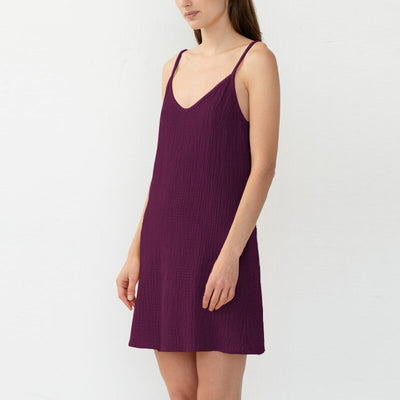  NTG 2022 S / Red Cotton Strap Summer  Dress