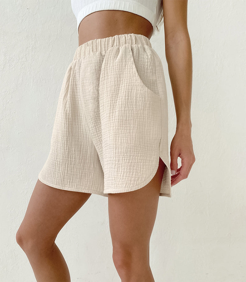 NTG Fad 100% Cotton Two Piece Sets Summer Button Up Tops +Shorts Tracksuit Suit