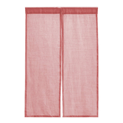 NTG Fad Cherry Pink / 80x120cm Japanese-Style Faux Linen Curtains Semi Sheer Drapes Summer Curtain Rod Pocket Patio Sliding Glass Ramie Door French TJ3414