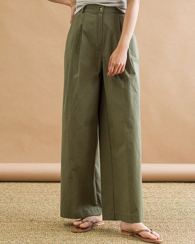 NTG Fad COTTON CASUAL STRAIGHT PANTS