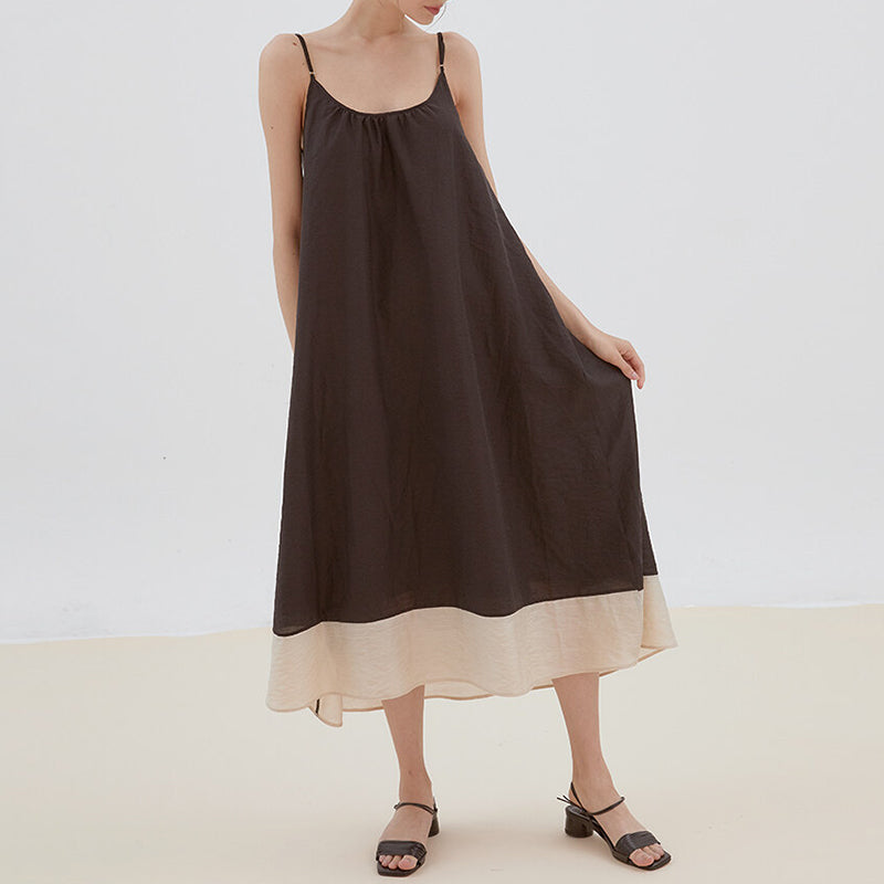 NTG Fad Cotton Linen Elegant Women Dress