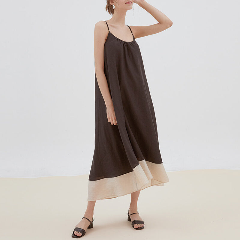 NTG Fad Cotton Linen Elegant Women Dress