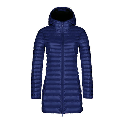 NTG Fad dark blue / M Duck Down Parka Warm Feather Jacket Light Quilted Hooded Coats