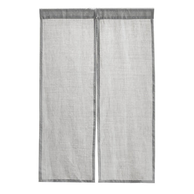 NTG Fad Gray / 80x120cm Japanese-Style Faux Linen Curtains Semi Sheer Drapes Summer Curtain Rod Pocket Patio Sliding Glass Ramie Door French TJ3414
