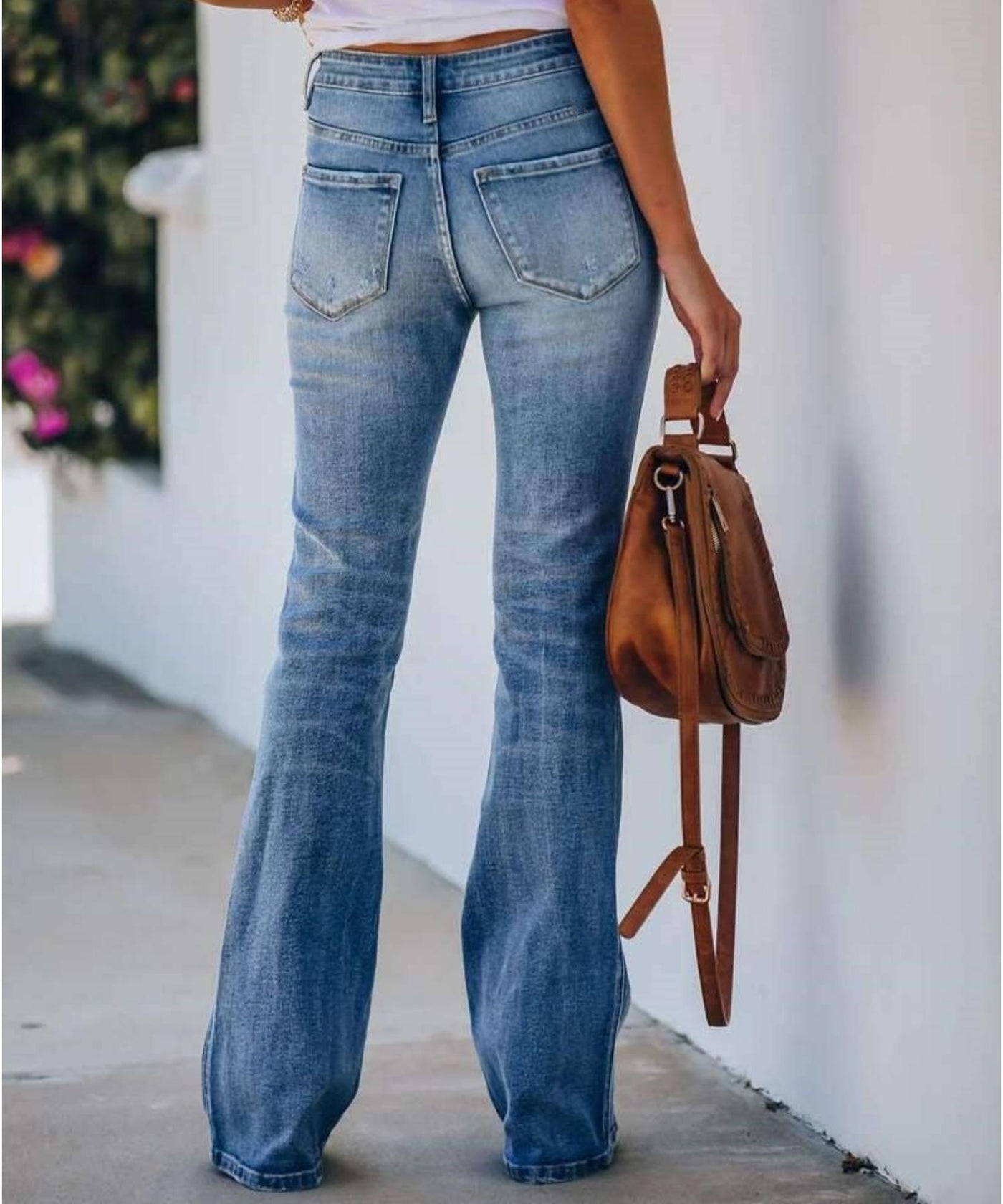 NTG Fad HIGH-RISE STRETCH MICRO-FLARE JEANS
