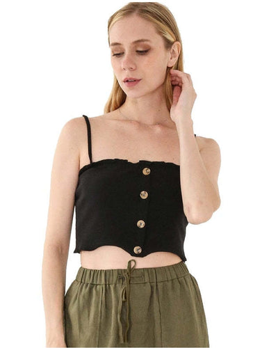 NTG Fad LADIES CUTE FASHION DAILY SPORT CORSET RUCHED CROP TOP