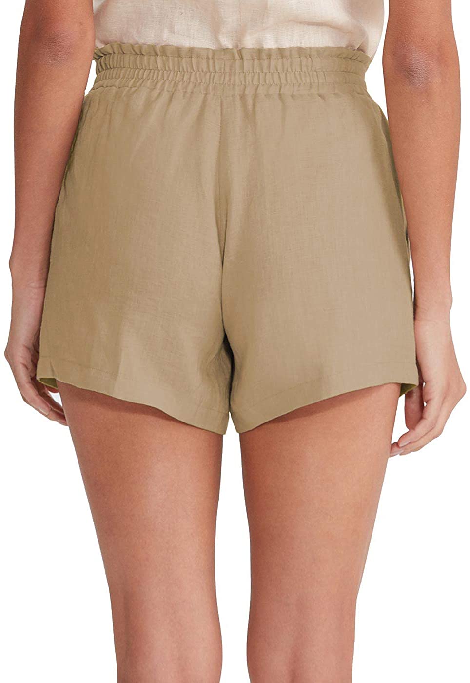 NTG Fad Linen Elastic Waist Shorts