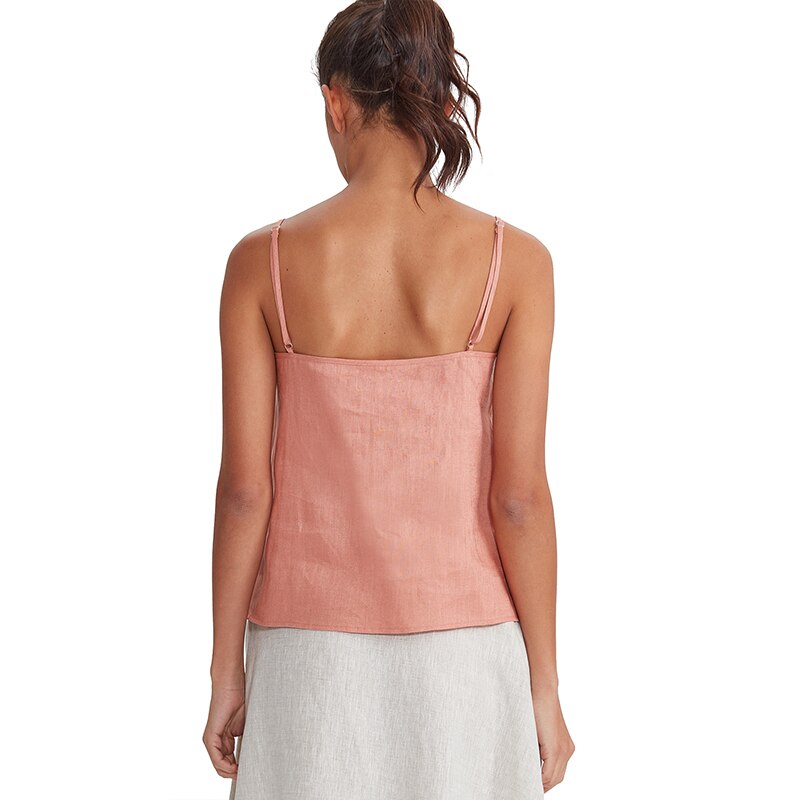 NTG Fad Linen Woven Tank Top