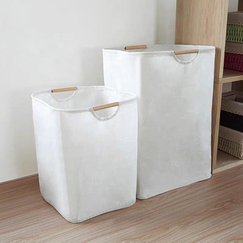 NTG Fad MCAO Japanese Laundry Basket Foldable Dirty Clothes Storage Hamper Bamboo Cloth Organizers with Handles for Corner Narrow TJ6826