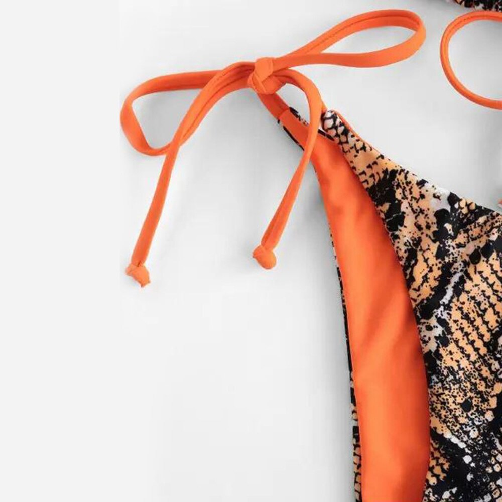 NTG Fad New Snake Leopard Print Bikini