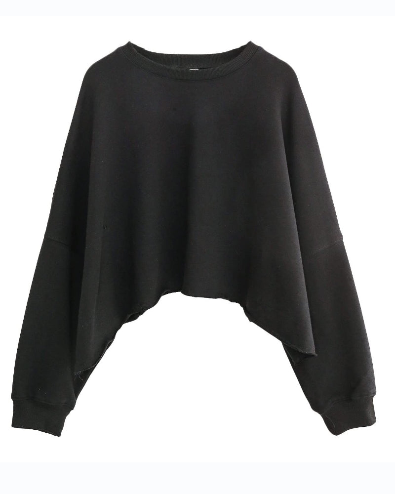 NTG Fad S / Black WOMEN’S CROPPED HOODIE PULLOVER