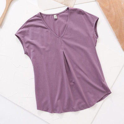 NTG Fad S / Purple Cotton Women T-shirt 2022 Summer