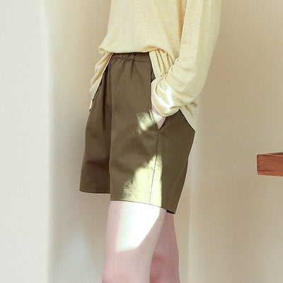 NTG Fad Vintage Cotton Linen Women Shorts
