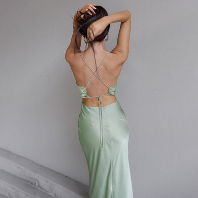 NTG Textile Backless Party Dress