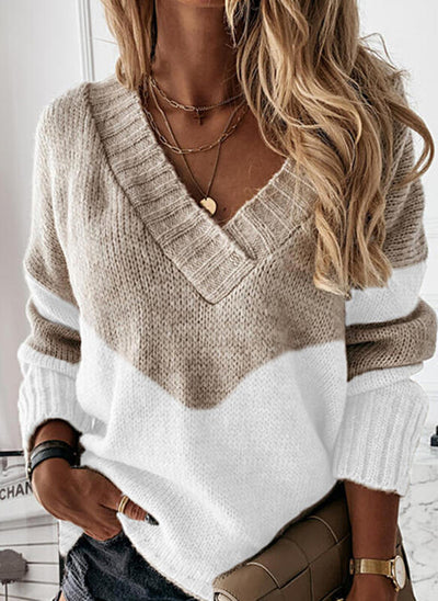 NTG Textile Fashion V-Neck Sweater