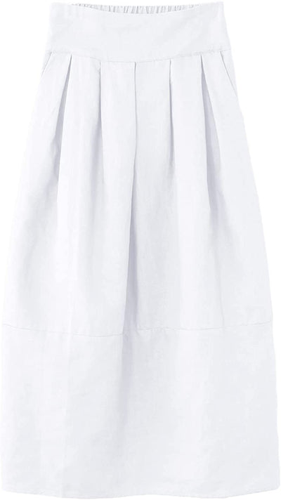 NTG Textile Linen Elastic Skirt