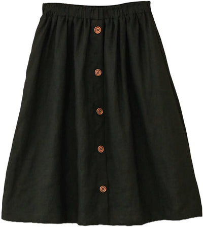 NTG Textile Linen Pockets Skirt