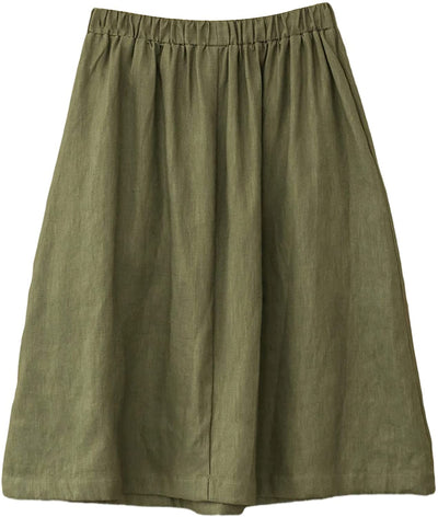 NTG Textile Linen Pockets Skirt